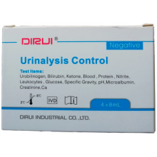 Контрольный раствор, отрицательный Urianlysis Control (Negative) "Dirui" для анализатора мочи